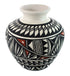 Hand Crafted Acoma Pottery By Artist Lindsey Poncho JX130381